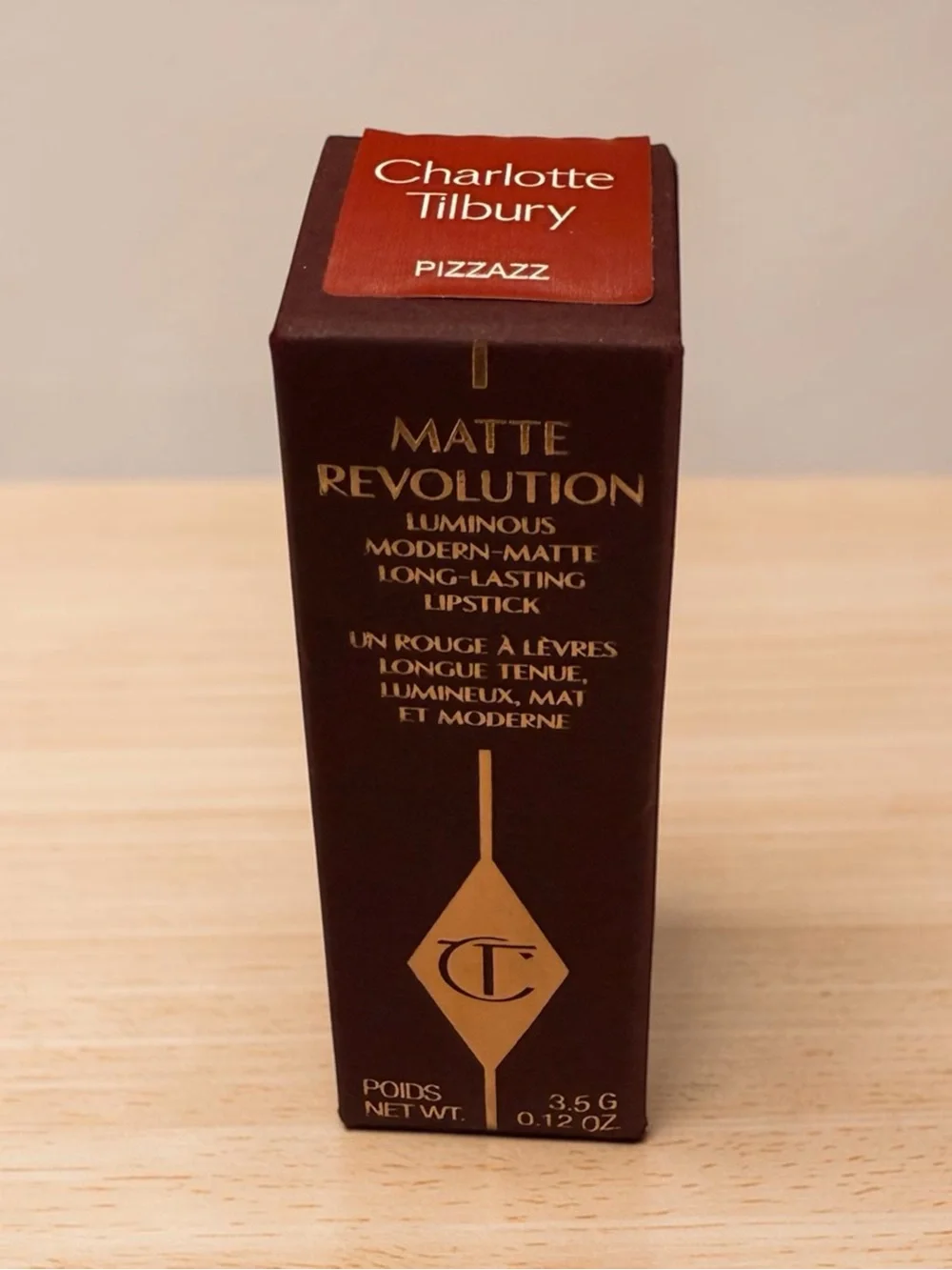 Charlotte Tilbury Matte Revolution Lipstick - Pizzazz Red Accent